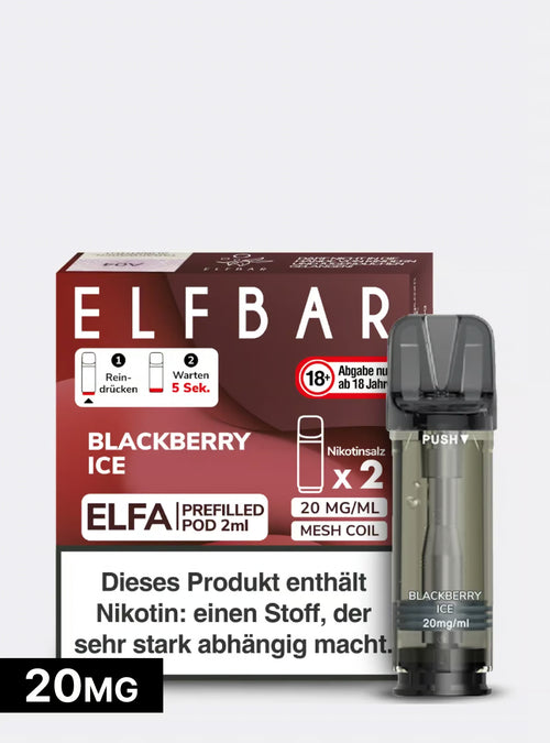 ELFBAR PODS Blackberry Ice 20mg/ml Nikotin