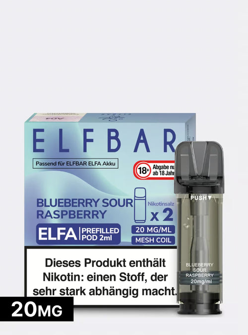 ELFBAR PODS Blueberry Sour Raspberry 20mg/ml Nikotin
