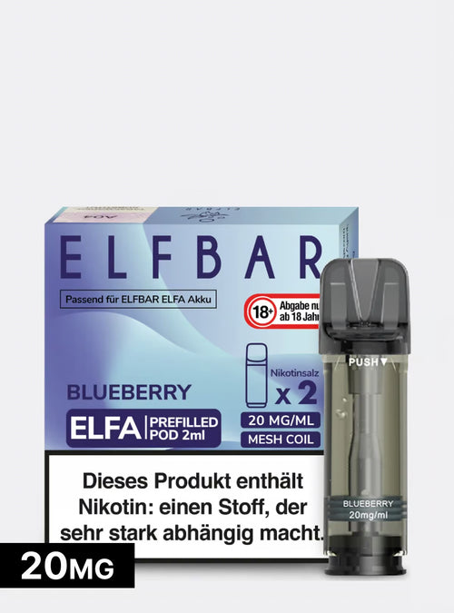 ELFBAR PODS Blueberry 20mg/ml Nikotin