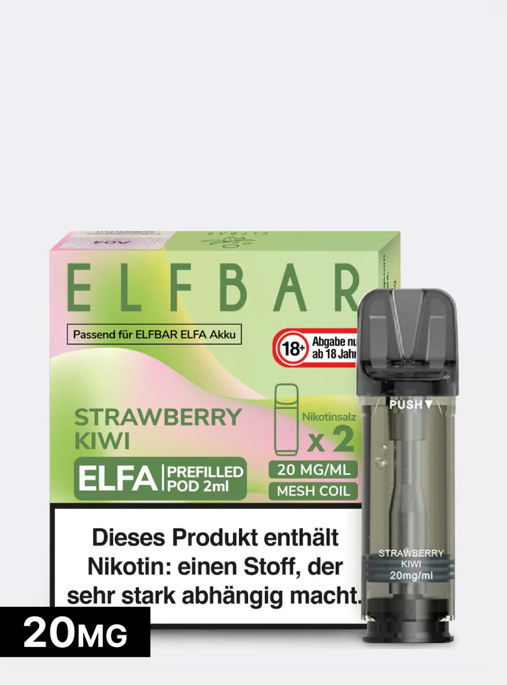 ELFBAR PODS Strawberry Kiwi 20mg/ml Nikotin