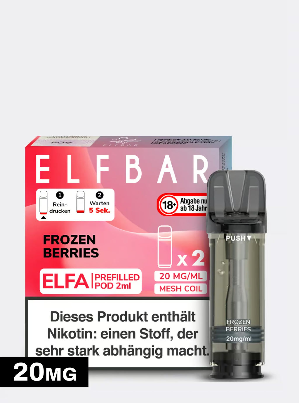ELFBAR PODS Frozen Berries 20mg/ml Nikotin
