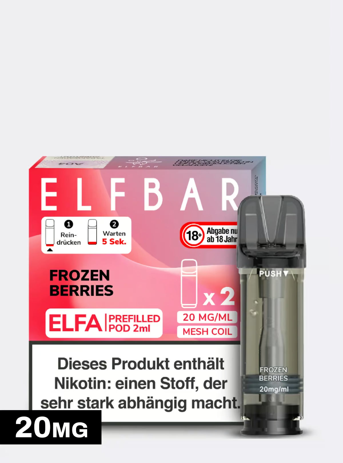 ELFBAR PODS Frozen Berries 20mg/ml Nikotin